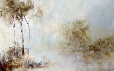 L'Ile aux secrets Huile sur toile de lin